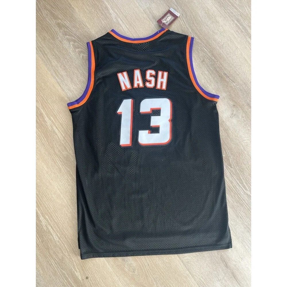 AUTHENTIC MITCHELL & NESS STEVE NASH NBA JERSEY SIZE 48 XL PHOENIX SUNS
